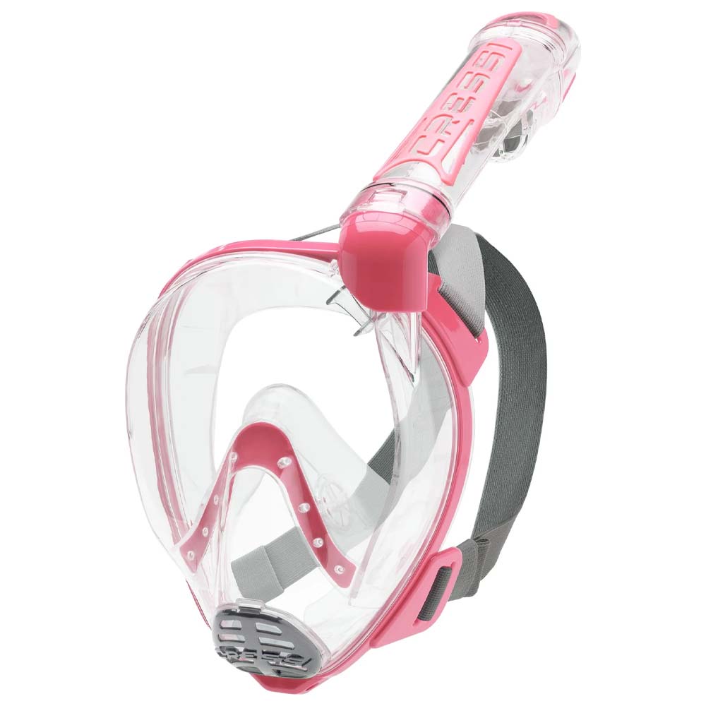 Cressi Duke Tam Yüz Maske - CLEAR-PINK - S - M