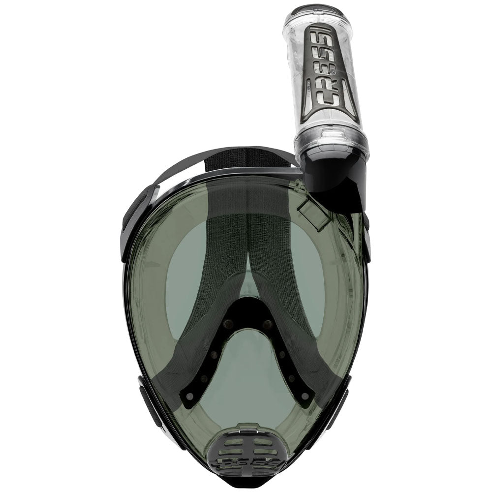 Cressi Duke Tam Yüz Maske - CLEAR-BLACK-SMOKED LENS - S - M