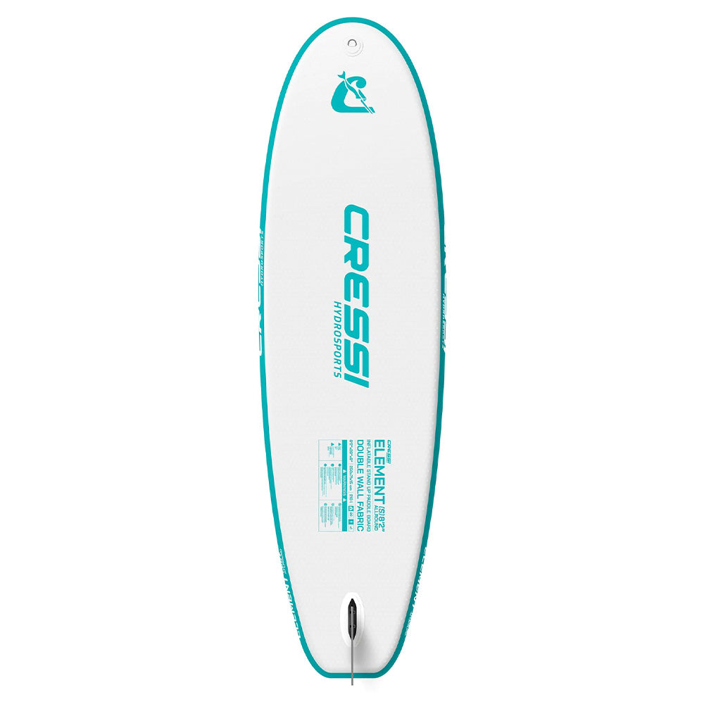 Cressi Element Şişirilebilir Stand Up Paddle (I-SUP) - WHITE-AQUAMARINE - 250CM