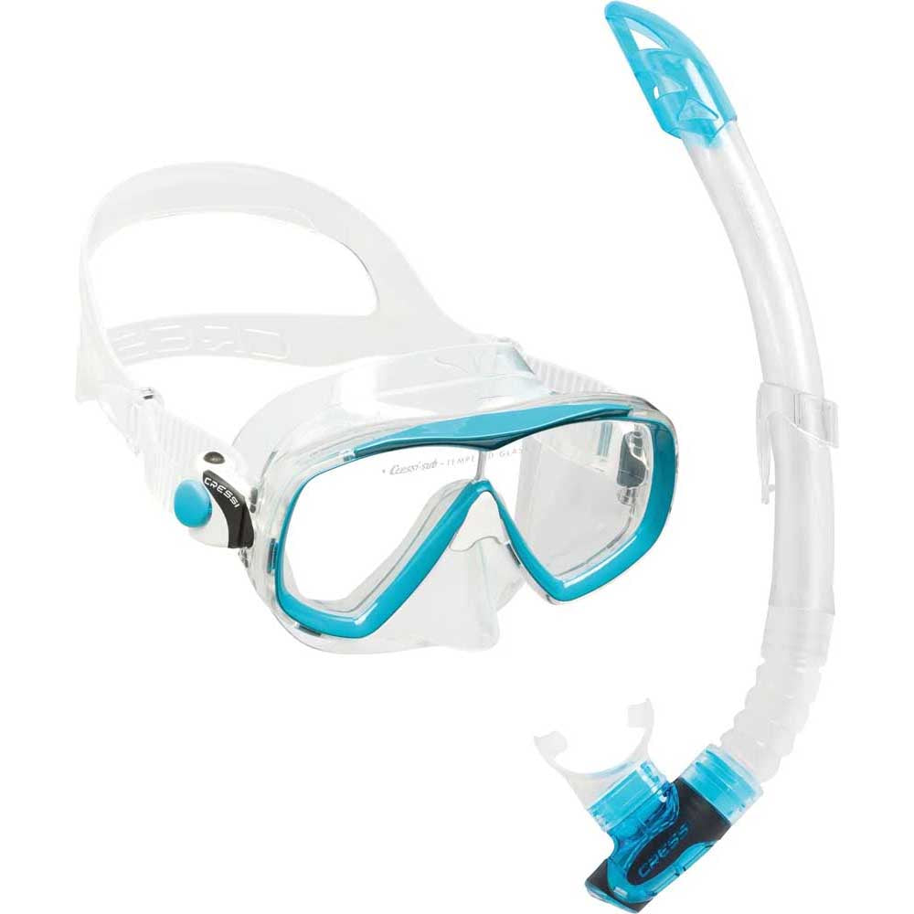 Cressi Estrella Maske - Gamma Şnorkel Set - AQUAMARINE