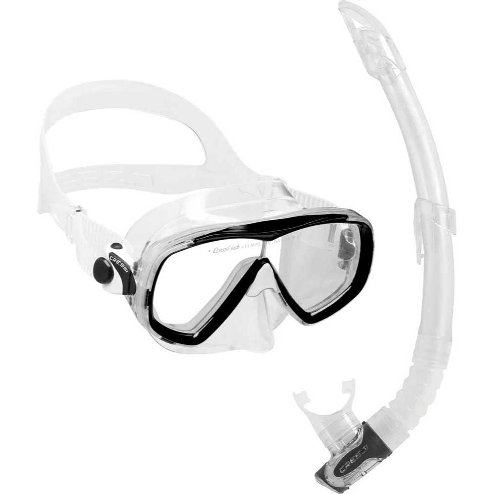 Cressi Estrella Maske - Gamma Şnorkel Set - CLEAR-BLACK