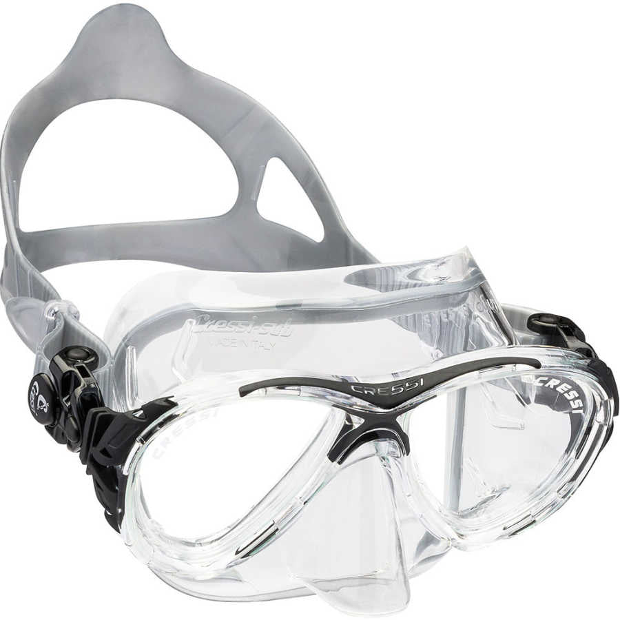 Cressi Eyes Evolution Crystal Dalış Maskesi - CLEAR-BLACK