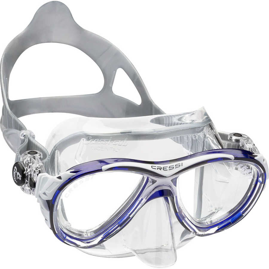 Cressi Eyes Evolution Crystal Dalış Maskesi - CLEAR-BLUE