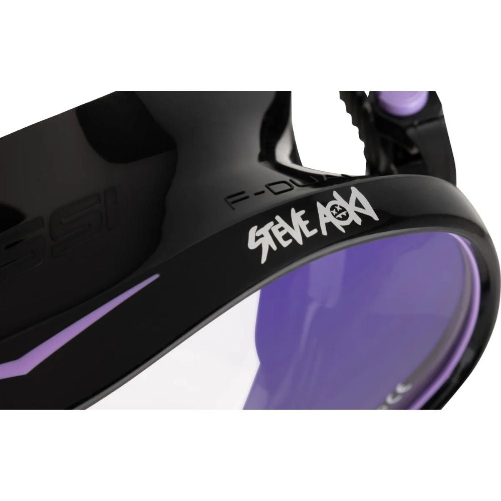 Cressi F-Dual Supernova Maske Şnorkel Seti - BLACK/LILAC