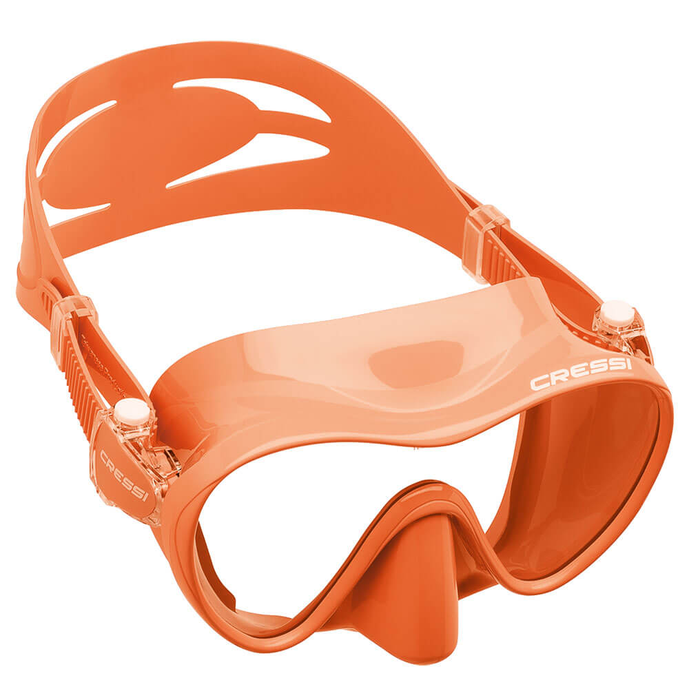 Cressi F1 Frameless Dalış Maskesi - ORANGE - YETİŞKİN
