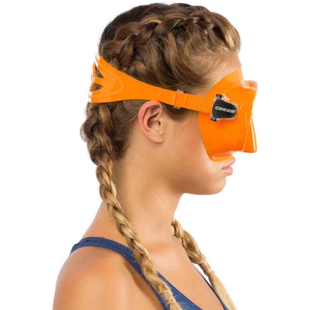 Cressi F1 Frameless Dalış Maskesi - ORANGE - YETİŞKİN