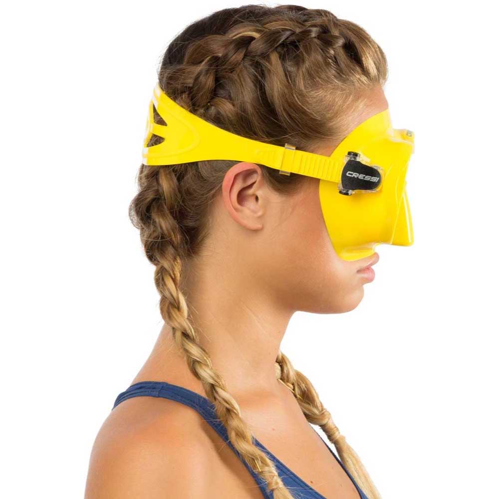 Cressi F1 Frameless Dalış Maskesi - YELLOW-YELLOW - YETİŞKİN