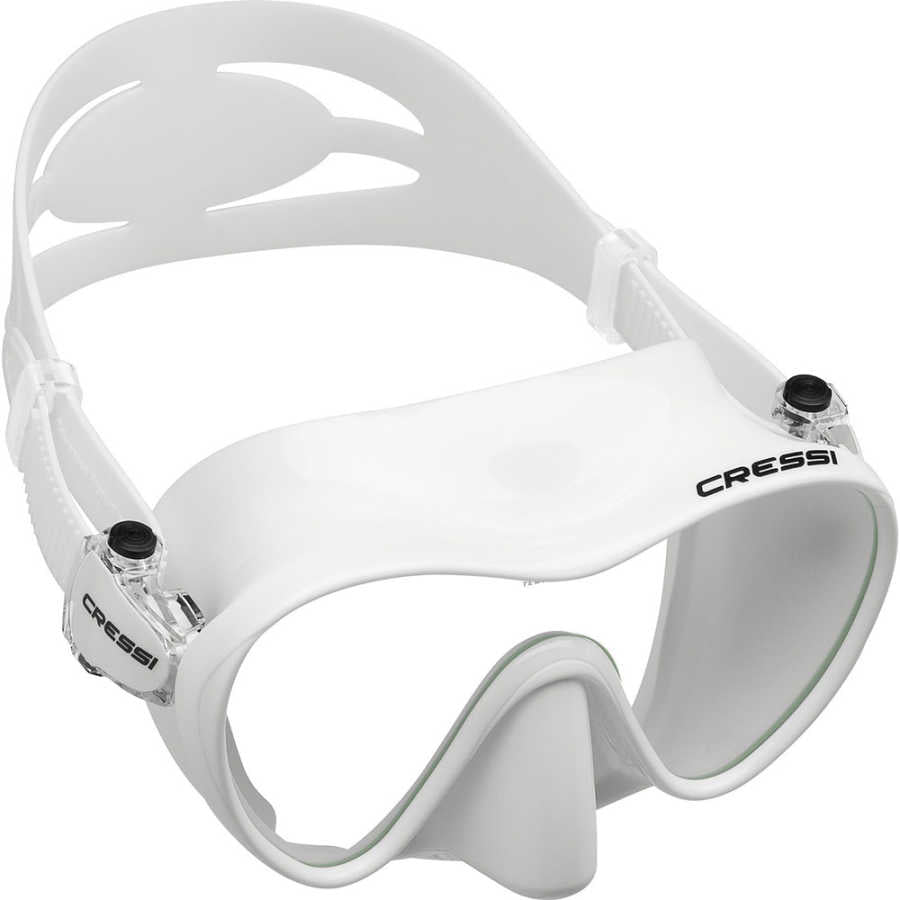 Cressi F1 Frameless Dalış Maskesi - WHITE-WHITE - YETİŞKİN