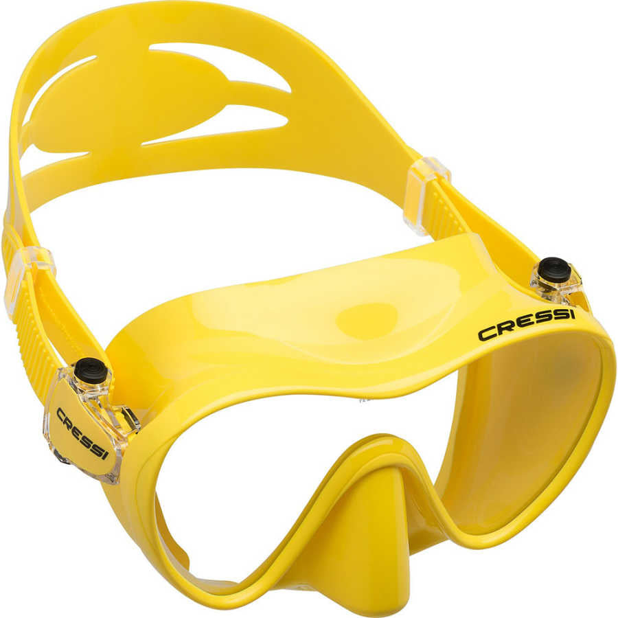 Cressi F1 Frameless Dalış Maskesi - YELLOW-YELLOW - YETİŞKİN