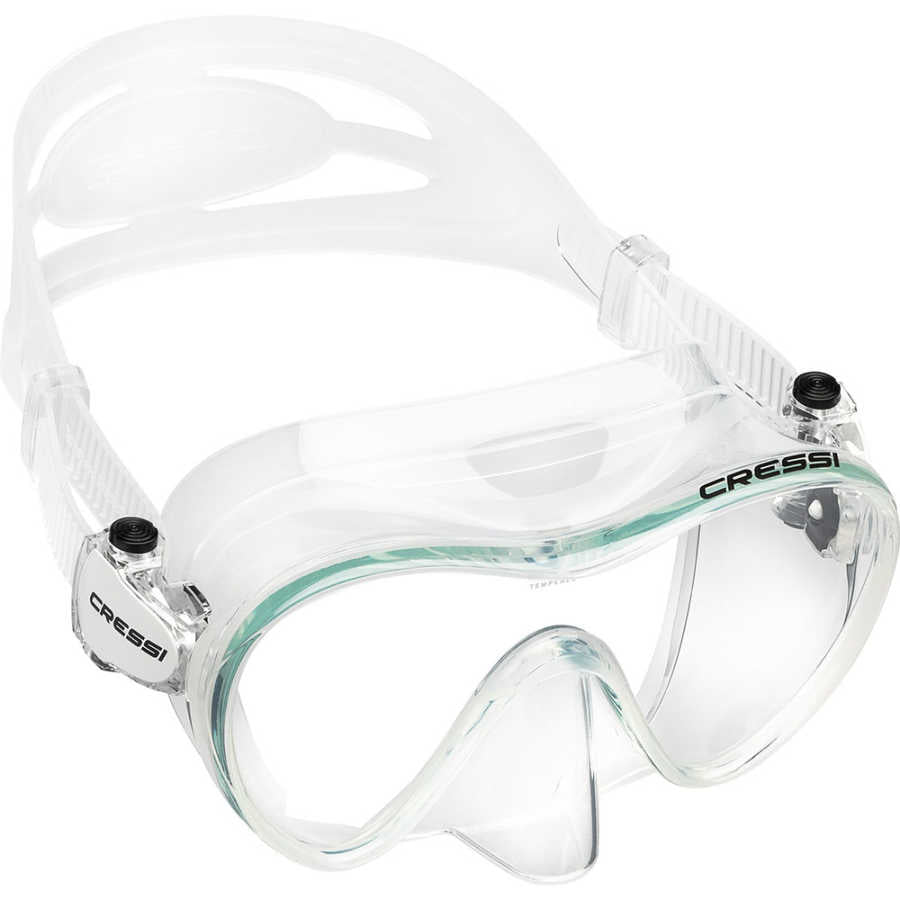 Cressi F1 Frameless Dalış Maskesi - CLEAR-CLEAR - YETİŞKİN