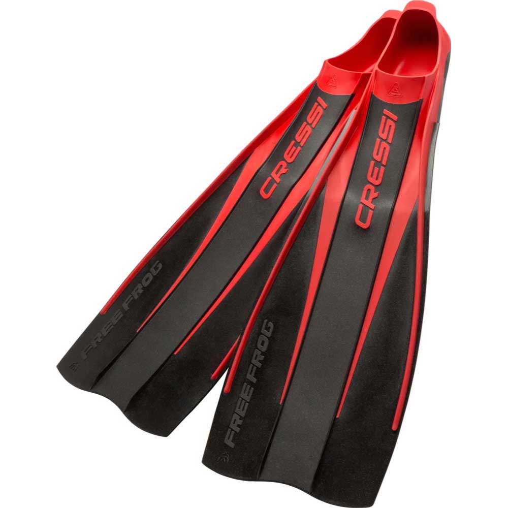 Cressi Free Frog Dalış Paleti - SİYAH - KIRMIZI - 41 - 42