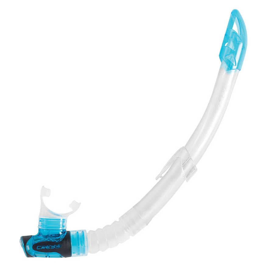 Cressi Gamma Şnorkel - CLEAR-BLUE-BLACK