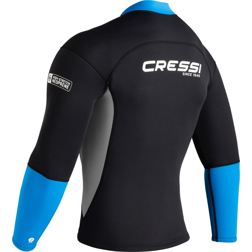 Cressi Guardian Man Dalış Ceketi - BLACK-BLUE - 2MM - L - NO:4