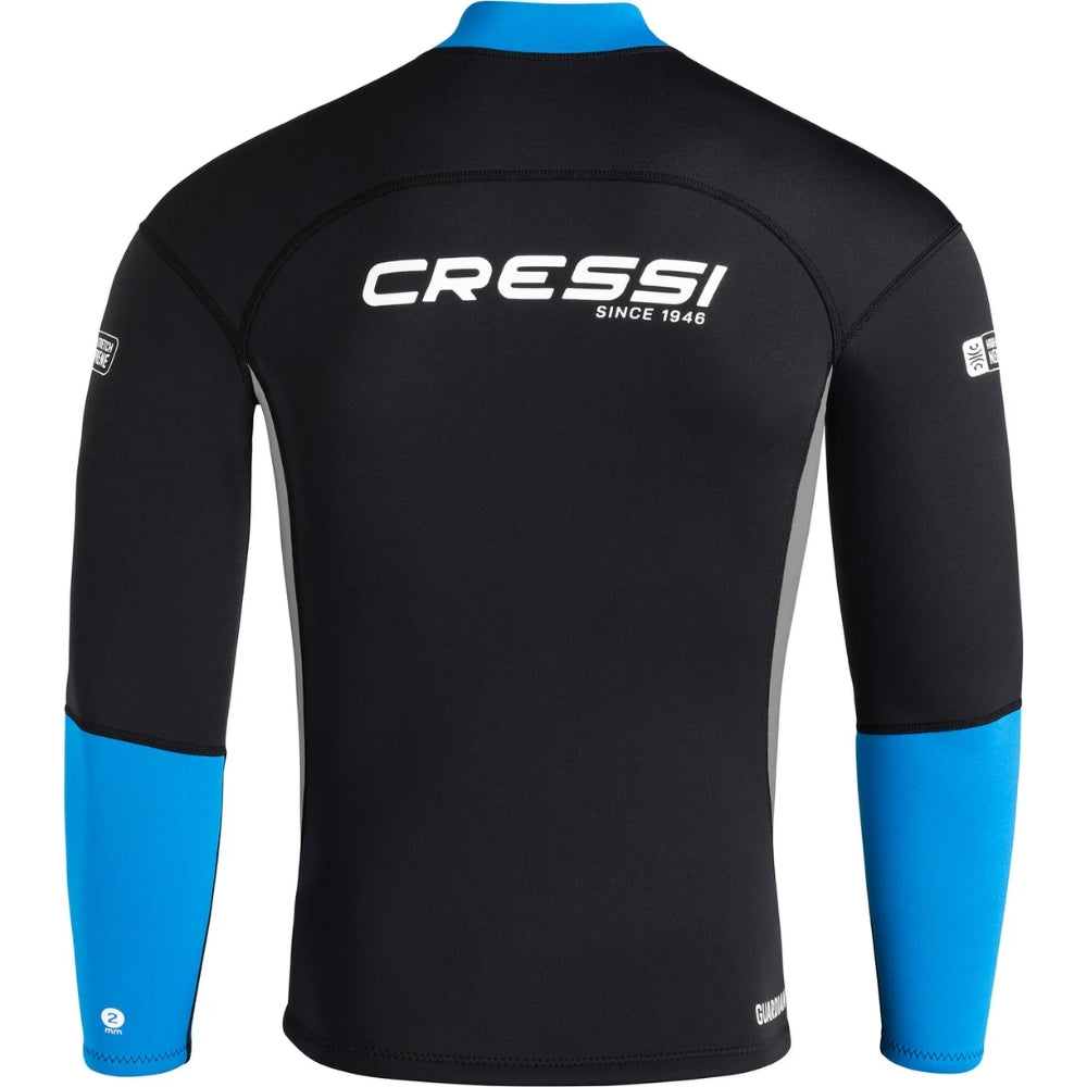 Cressi Guardian Man Dalış Ceketi - BLACK-BLUE - 2MM - L - NO:4