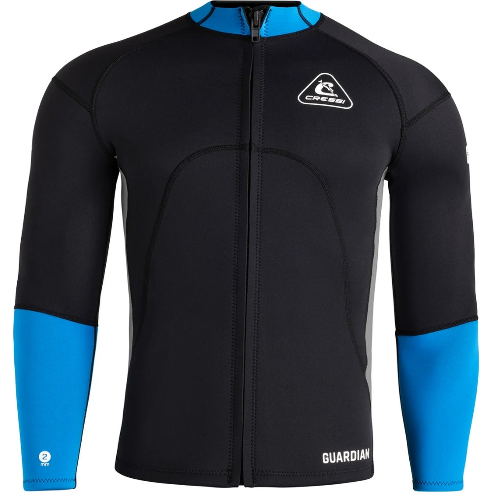 Cressi Guardian Man Dalış Ceketi - BLACK-BLUE - 2MM - XL - NO:5