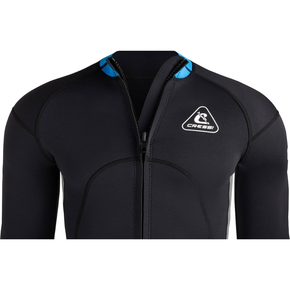 Cressi Guardian Man Dalış Ceketi - BLACK-BLUE - 2MM - XL - NO:5