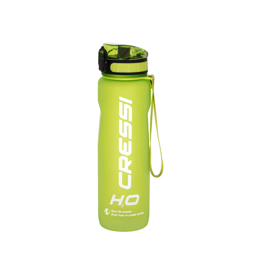 Cressi H2O Frosted Cam Termal Suluk - FOSFOR YEŞİL - 1 LT