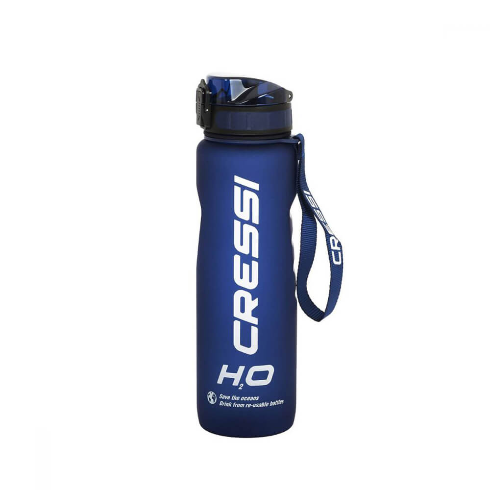 Cressi H2O Frosted Cam Termal Suluk - MAVİ - 1 LT