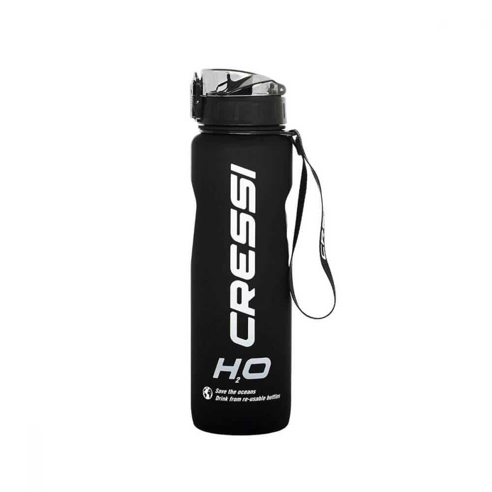 Cressi H2O Frosted Cam Termal Suluk - SİYAH - 1 LT