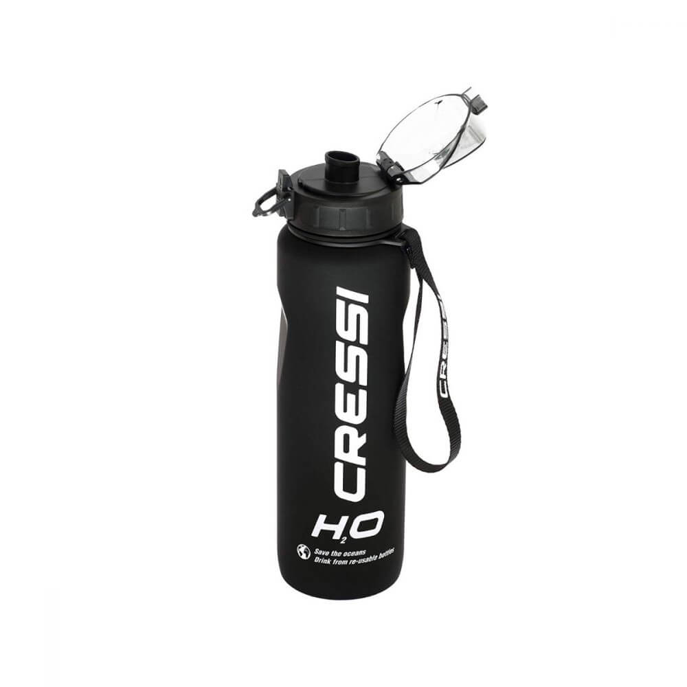Cressi H2O Frosted Cam Termal Suluk - SİYAH - 1 LT