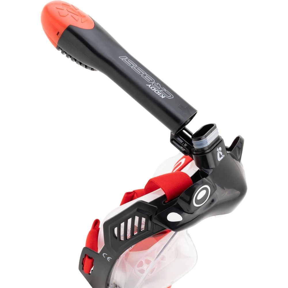 Cressi Kiddy Çocuk Dalış Maskesi - BLACK-CLEAR-RED