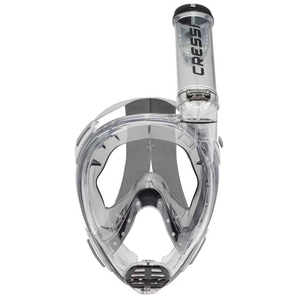 Cressi Knight Tam Yüz Maske - SMOKED/CLEAR - M/L