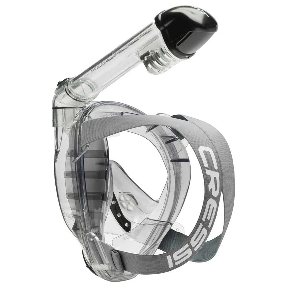 Cressi Knight Tam Yüz Maske - SMOKED/CLEAR - S/M
