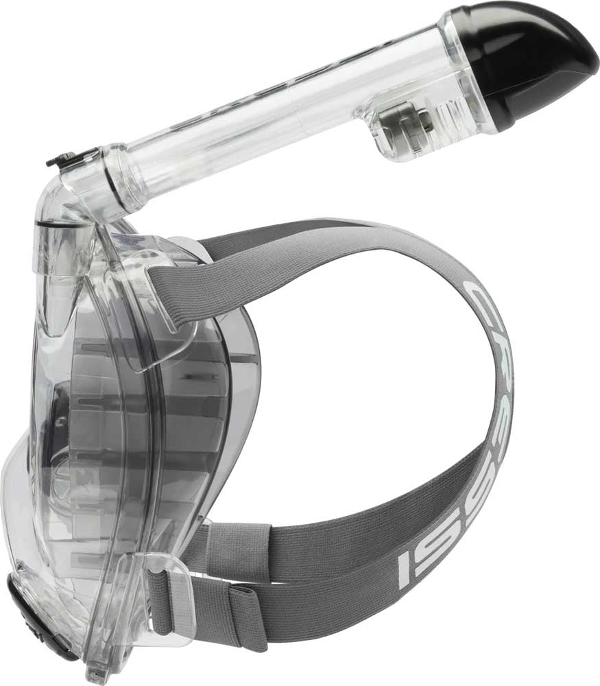 Cressi Knight Tam Yüz Maske - SMOKED/CLEAR - S/M