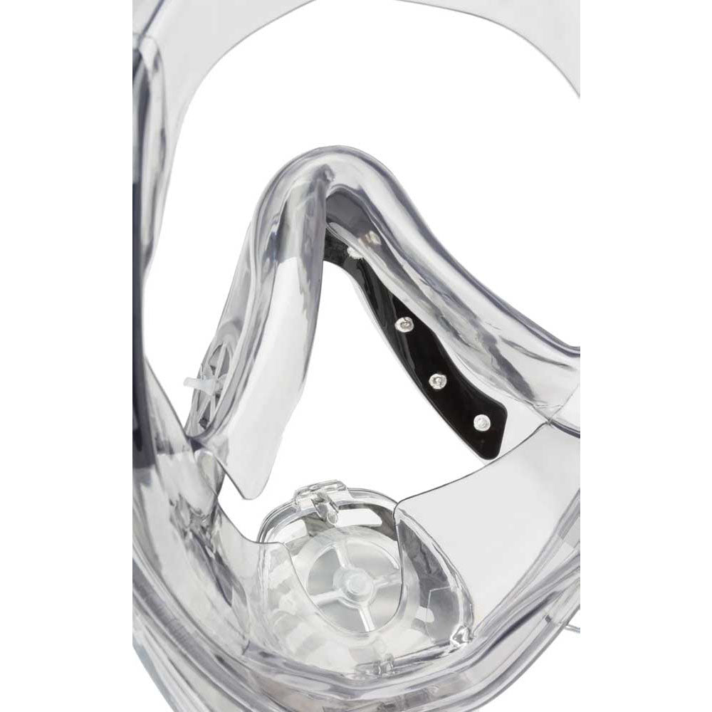 Cressi Knight Tam Yüz Maske - SMOKED/CLEAR - M/L