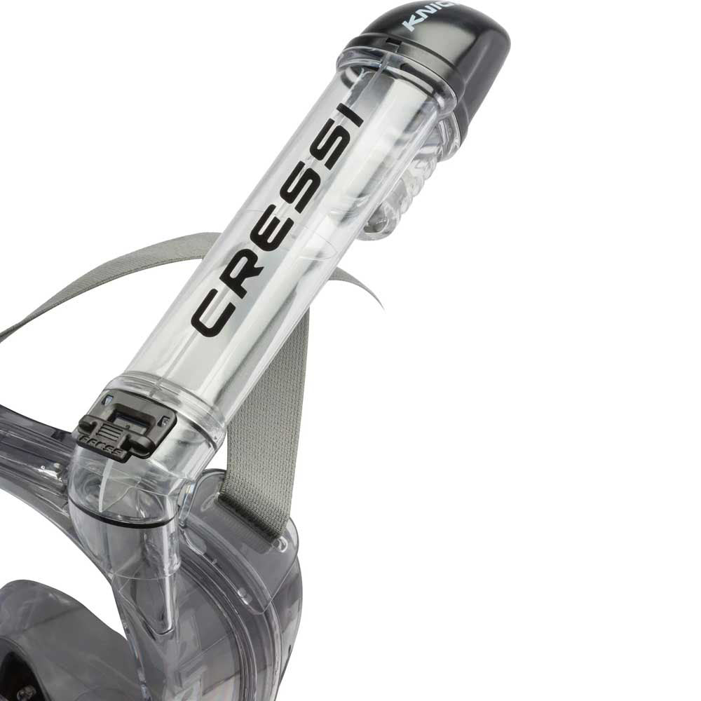 Cressi Knight Tam Yüz Maske - SMOKED/CLEAR - M/L