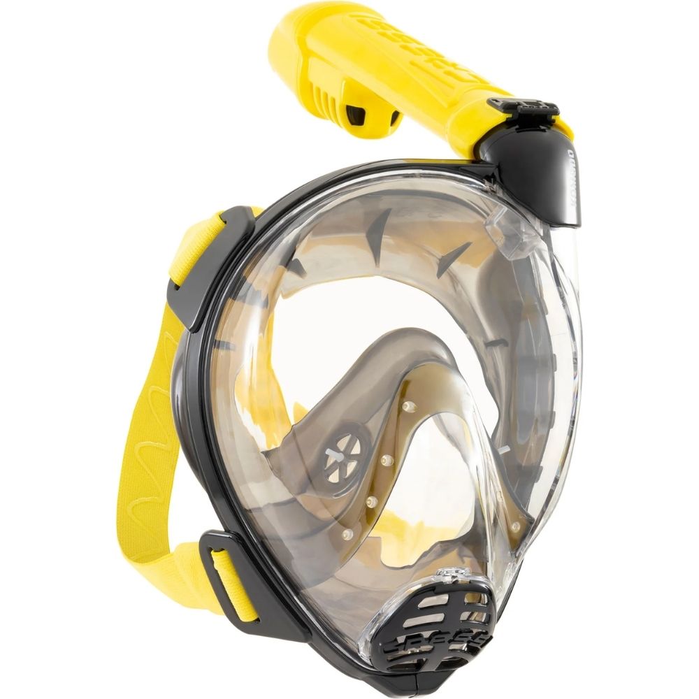 Cressi Komodo Dalış Maskesi - BLACK-YELLOW - S-M