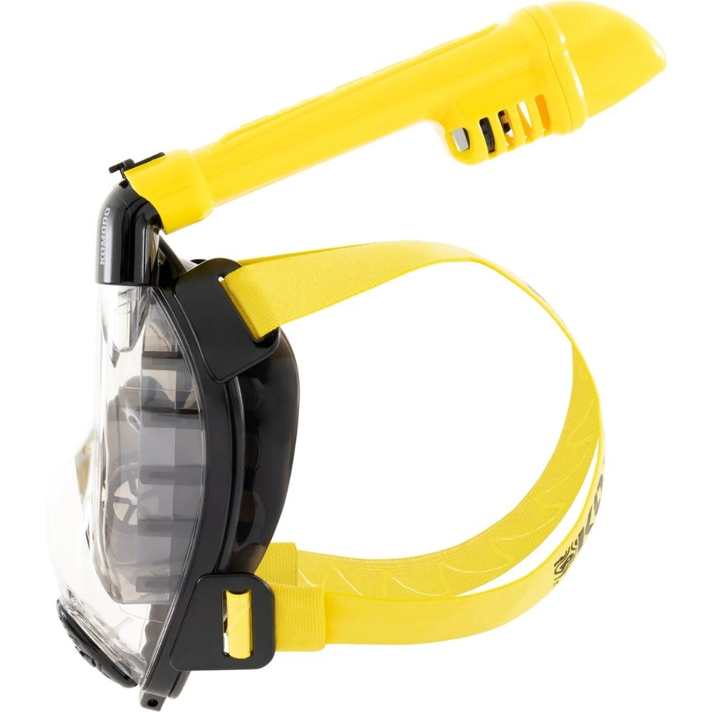 Cressi Komodo Dalış Maskesi - BLACK-YELLOW - M-L