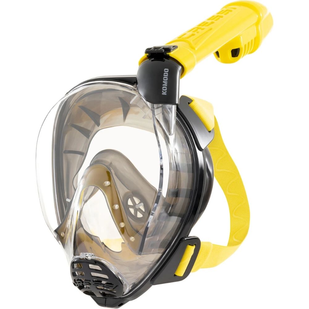 Cressi Komodo Dalış Maskesi - BLACK-YELLOW - M-L