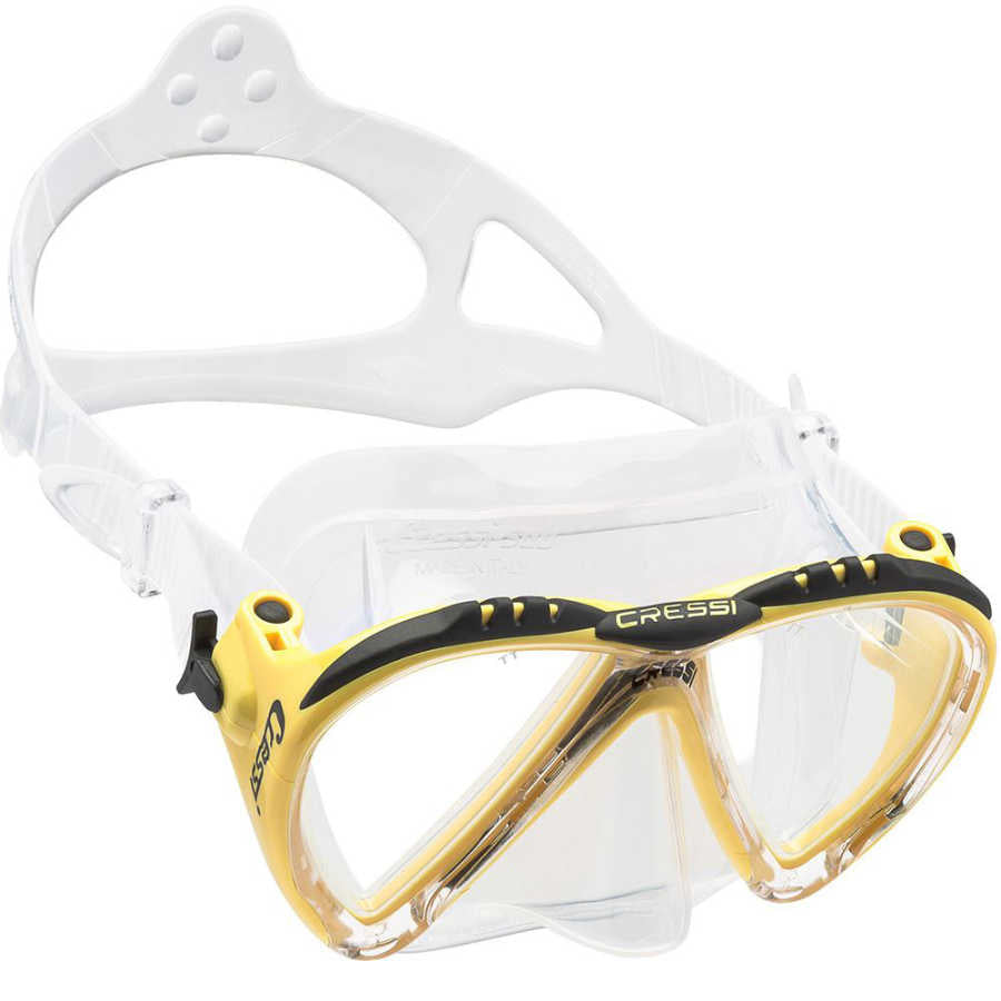 Cressi Lince Dalış Maskesi - CLEAR-YELLOW