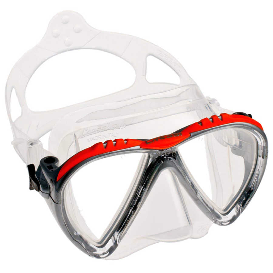 Cressi Lince Dalış Maskesi - CLEAR-ORANGE