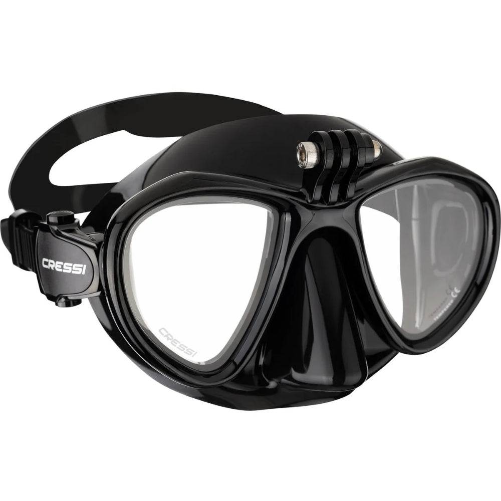 Cressi Metis Action Dalış Maskesi - BLACK-BLACK