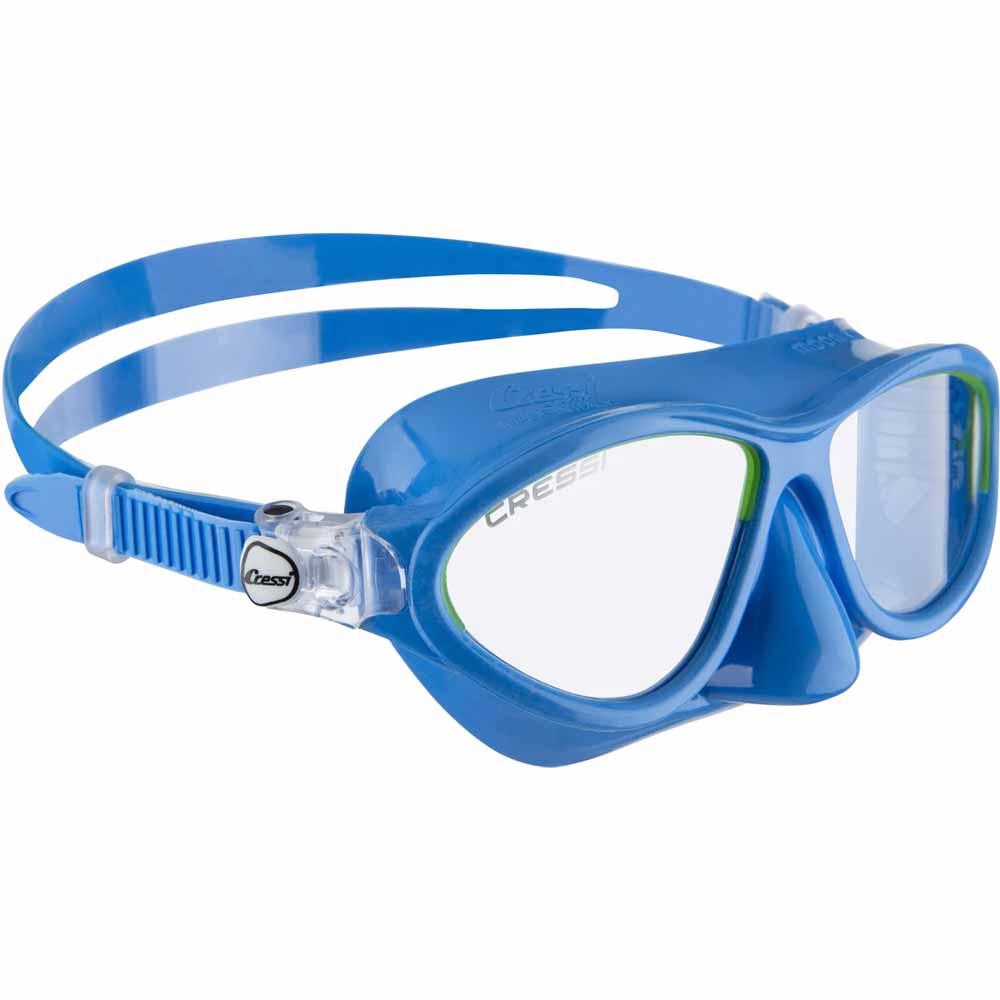 Cressi Moon Çocuk Yüzme ve Dalış Maskesi - BLUE - LIME - 5-10 YAŞ