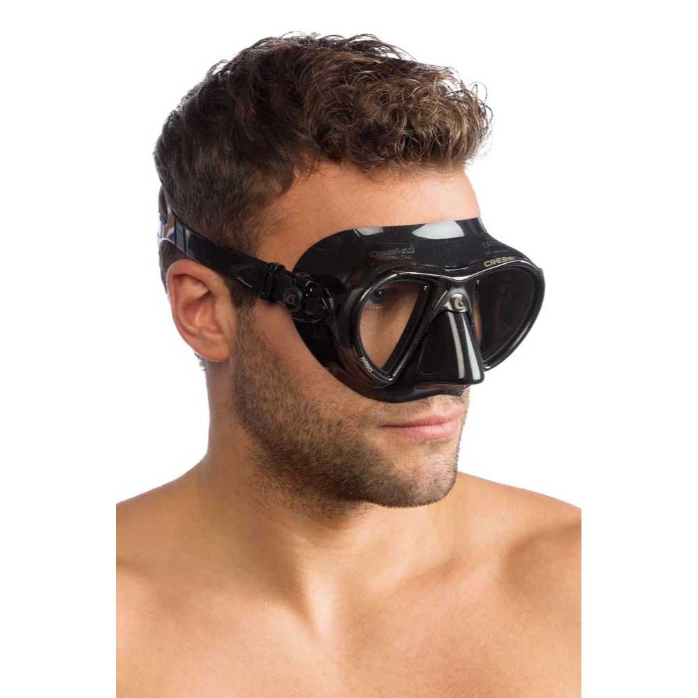 Cressi Nano Dalış Maskesi - BLACK-BLACK
