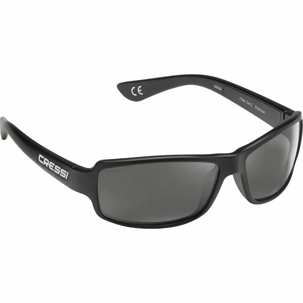 Cressi Ninja Floating Güneş Gözlüğü - BLACK/SHINY BLACK LENS