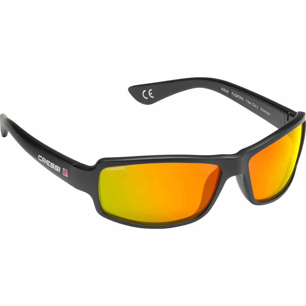 Cressi Ninja Floating Güneş Gözlüğü - BLACK/ORANGE LENS