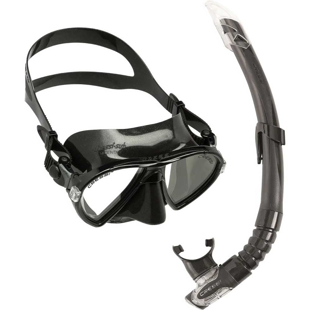 Cressi Ocean Maske Gamma Şnorkel Set - BLACK