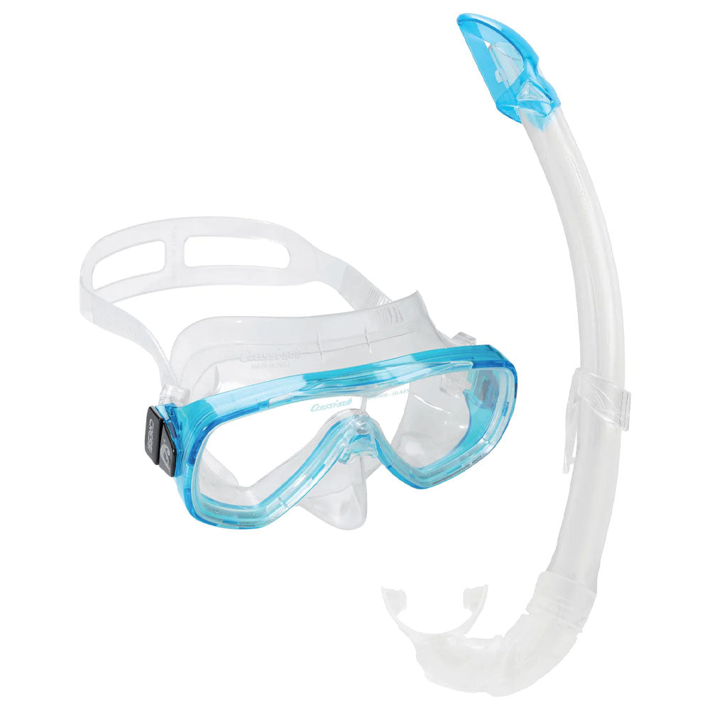 Cressi Onda Maske Mexico Şnorkel Seti - CLEAR-AQUAMARINE