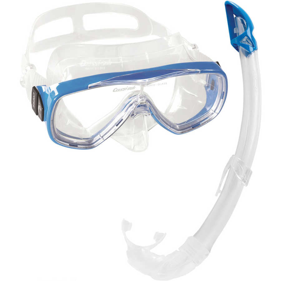 Cressi Onda Maske Mexico Şnorkel Seti - CLEAR-BLUE
