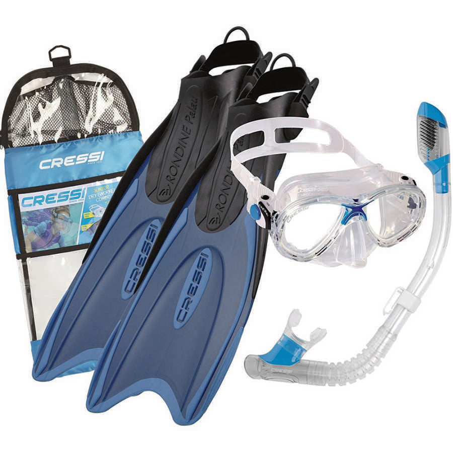Cressi Palau Kid Palet Maske Şnorkel Seti - BLUE - NO:29-32