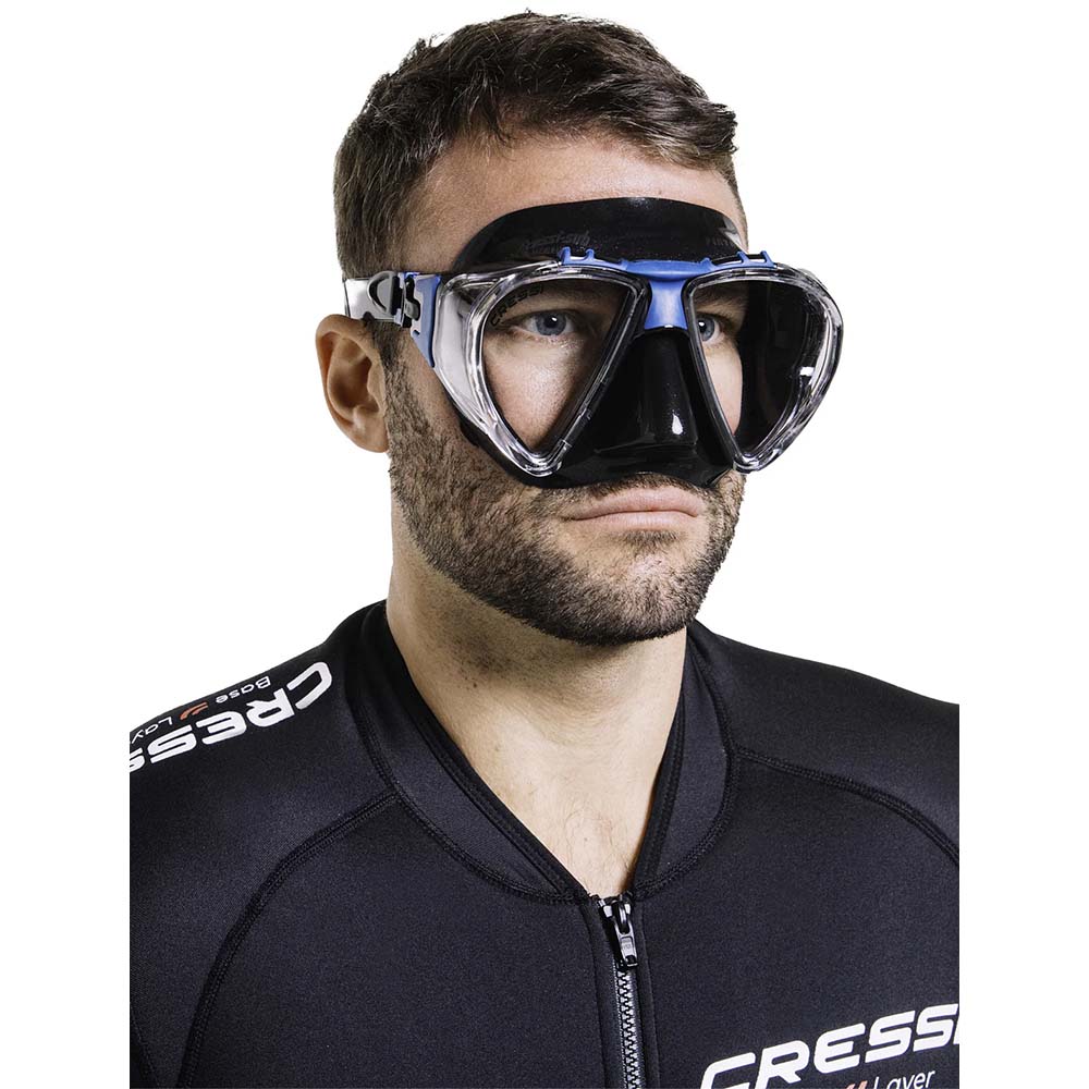 Cressi Penta Plus Dalış Maskesi - BLACK/BLUE