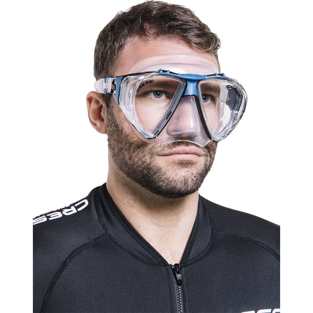 Cressi Penta Plus Dalış Maskesi - CLEAR/BLUE