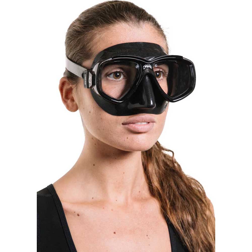 Cressi Perla Dalış Maskesi - BLACK-BLACK