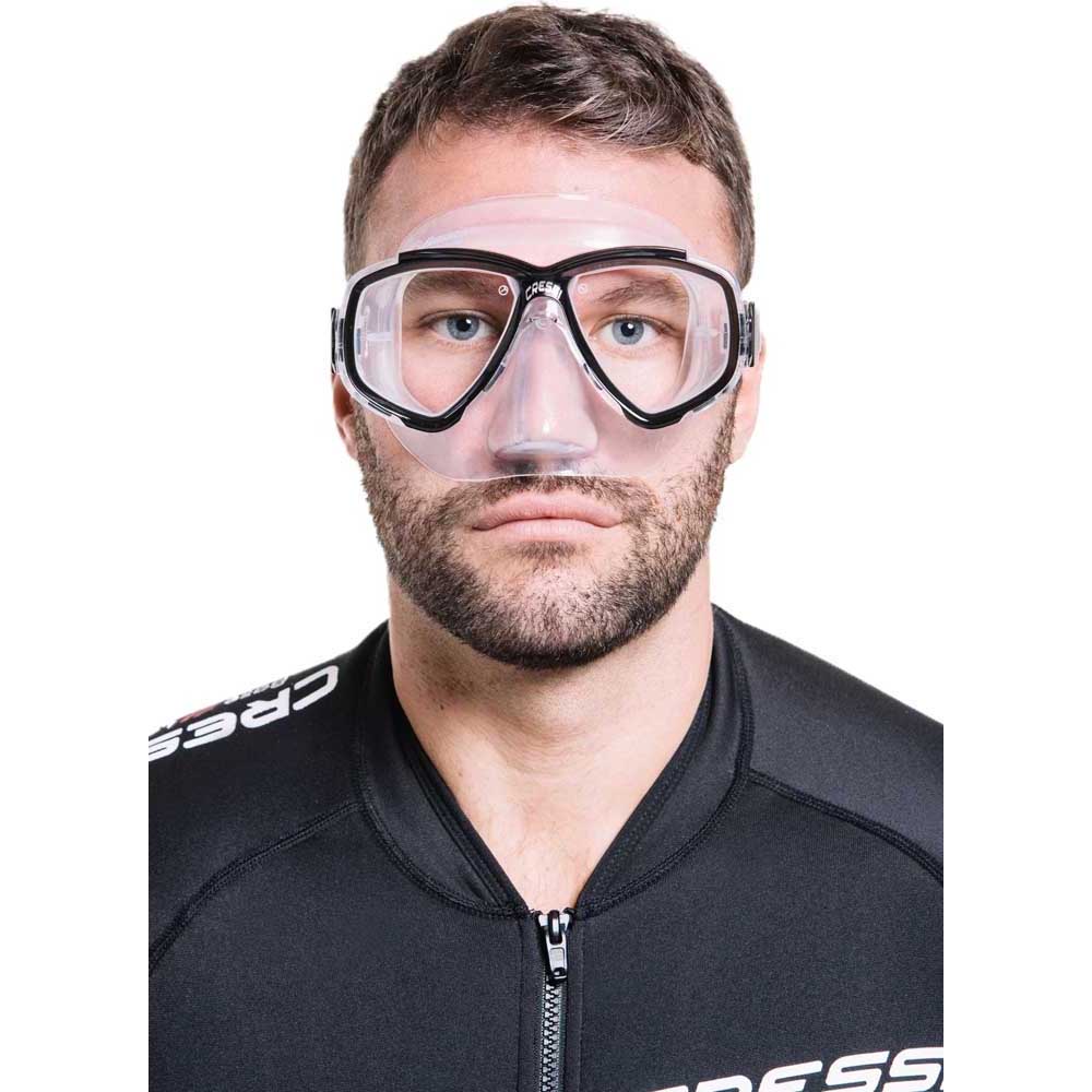 Cressi Perla Dalış Maskesi - CLEAR-BLACK