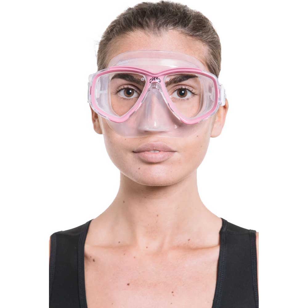 Cressi Perla Dalış Maskesi - CLEAR-PINK