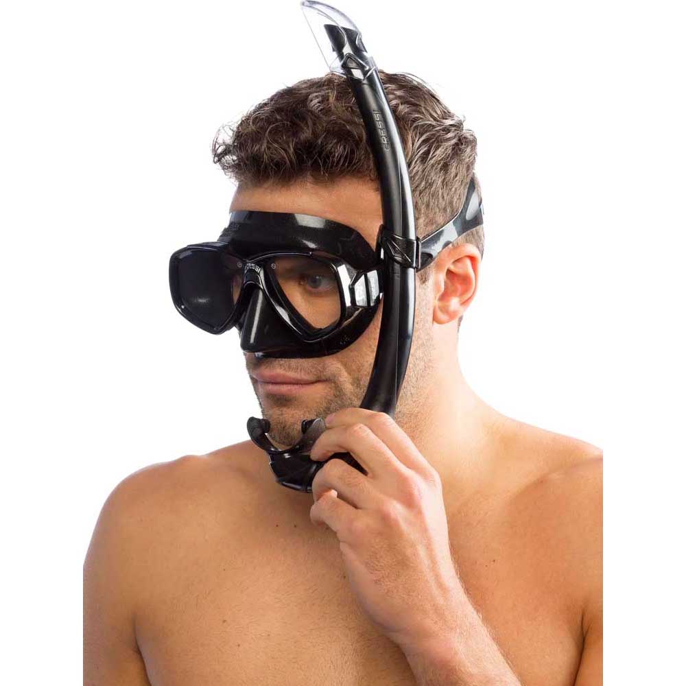 Cressi Perla Maske Mexico Şnorkel Seti - BLACK